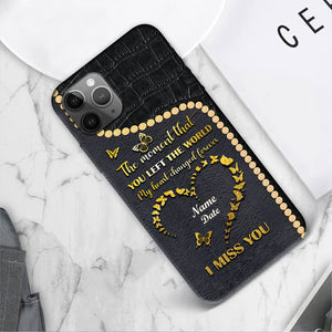 Heaven The Moment That You Left The World - Custom Phone Case - Phone Case - GoDuckee