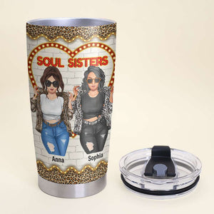 Best Friends Are The Sisters We Choose For Ourselves, Besties Personalized Tumbler - Tumbler Cup - GoDuckee