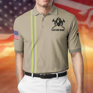 Firefighter Once Upon A Time I Was Innocent - Personalized Polo Shirt - AOP Products - GoDuckee