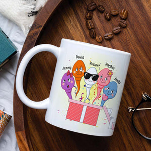 Thank You For Not Swallowing Us, Personalized Coffee Mug, Surprising With Mom Coffee Mug, Mother's Day, Birthday Gift For Mom - Coffee Mug - GoDuckee