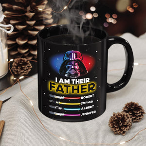 I Am Father 01NAQN170423 Personalized Black Mug - Coffee Mug - GoDuckee