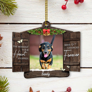 Personalized Dog Wood Ornament, Christmas Gift, Upload Image - Ornament - GoDuckee