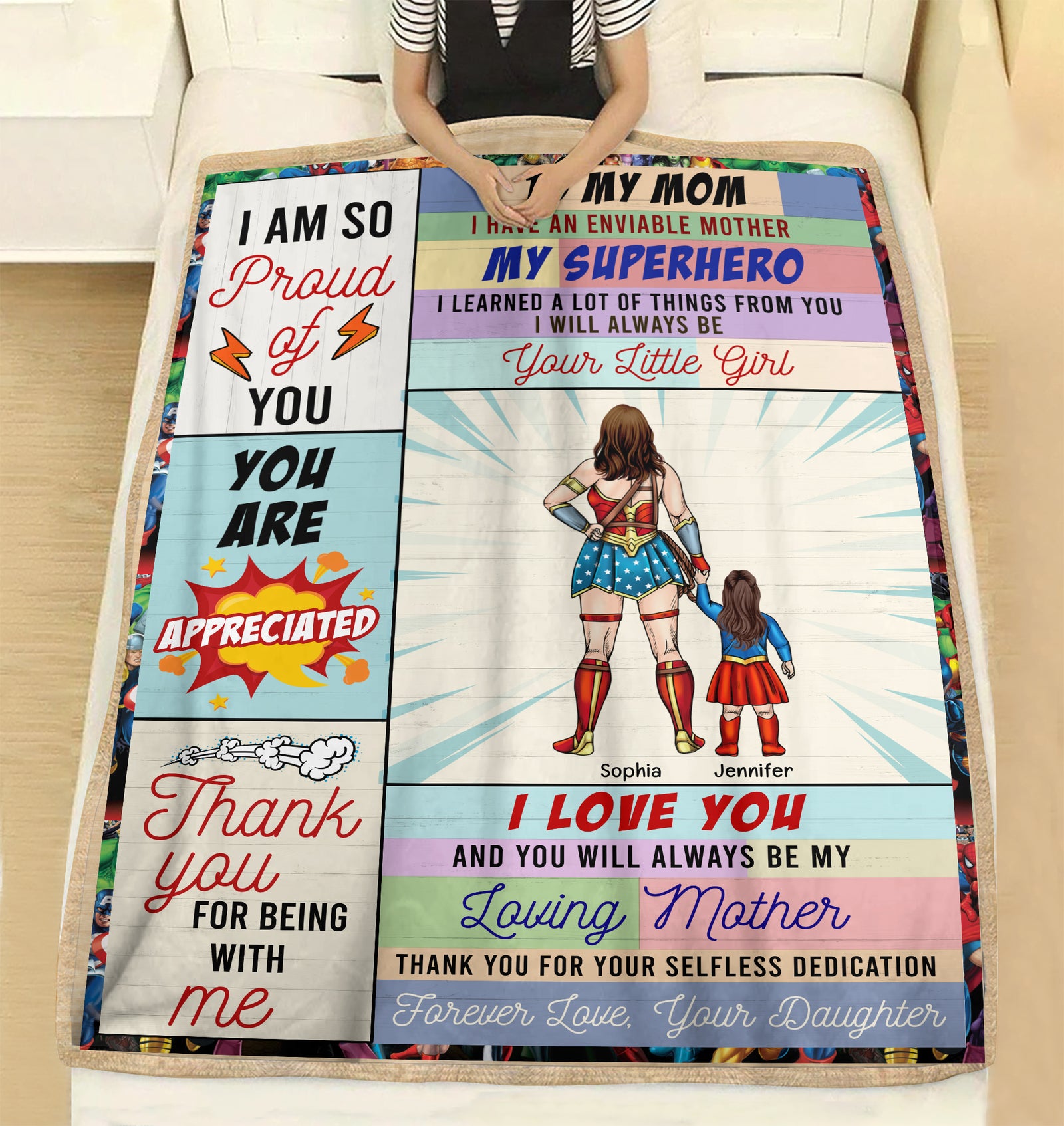 Mom 04naqn210323tm Personalized Blanket - Blanket - GoDuckee