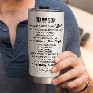 Dirt Track Racing - Personalized Tumbler - Father and Son Best Racing Team - Tumbler Cup - GoDuckee