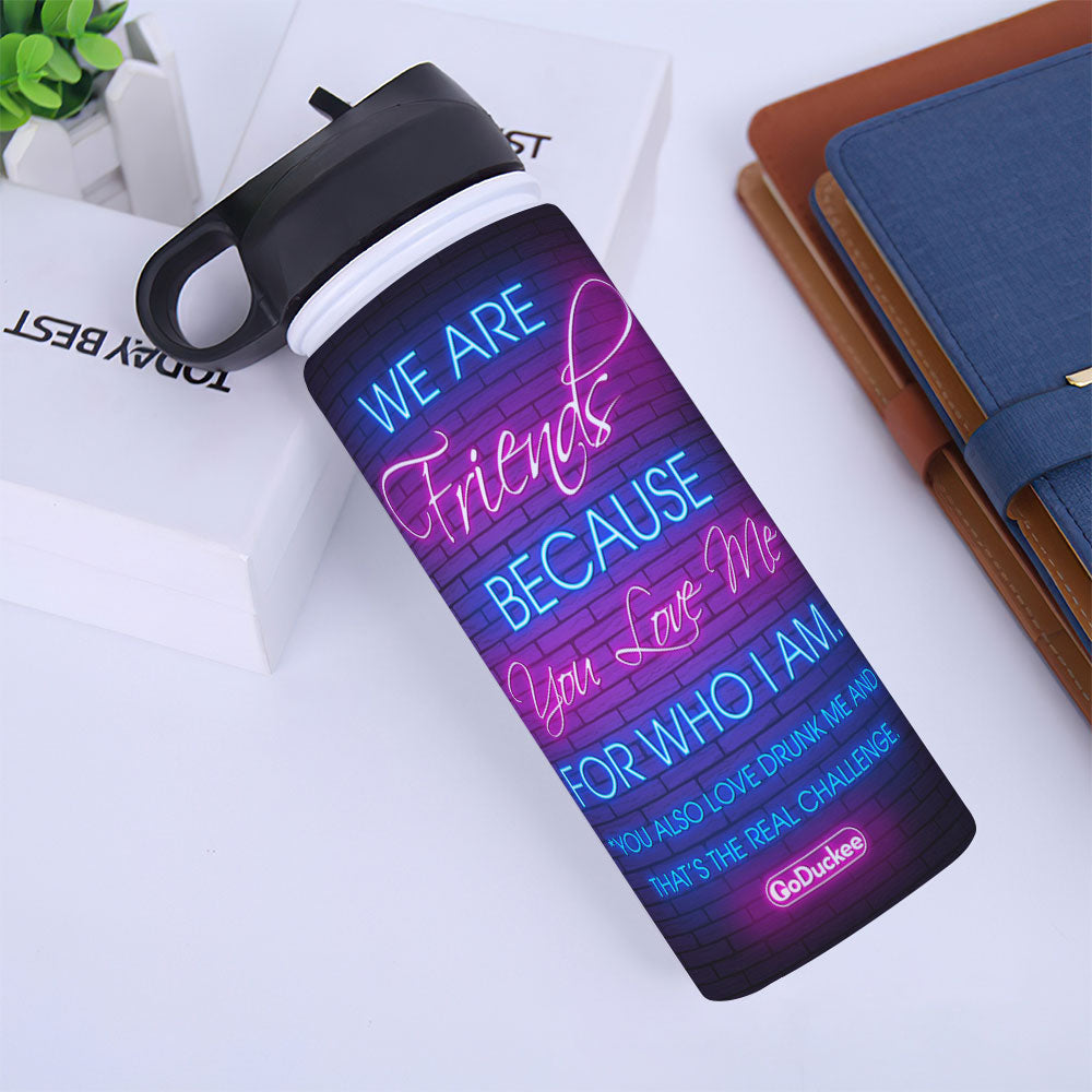 Personalized Girls Trip Water Bottle - We're Always Together We're One -  GoDuckee