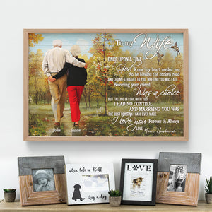 Marrying You Was The Best Decision I Have Ever Made, Personalized Poster & Canvas, Gift For Old Couples - Poster & Canvas - GoDuckee