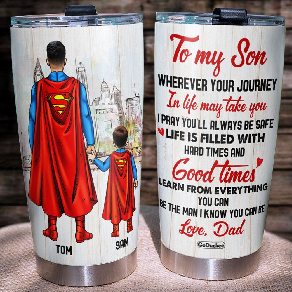 You Can Be The Man I Know You Can Be Personalized Tumbler Cup, Gift Fo -  GoDuckee