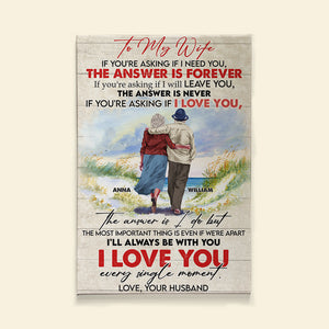 I Love You Every Single Moment Personalized Couple Canvas Print - Poster & Canvas - GoDuckee