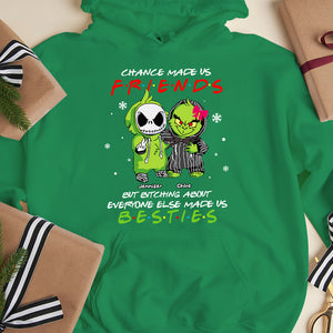Chance Made Us Friends, Personalized Green And Horror Character Shirts, Christmas Gift - Shirts - GoDuckee