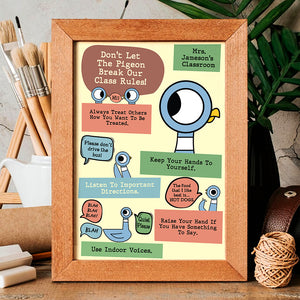 Raise Your Hand If You Have Something To Say, Teacher's Class Rules, Personalized Teacher Poster, Gift For Teachers - Poster & Canvas - GoDuckee