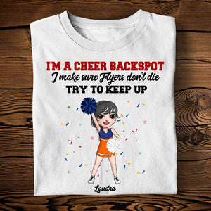 Cheerleading Try To Keep Up - Personalized Shirts - Gift for Cheerleaders - Cheerleader Girl Doll - Shirts - GoDuckee