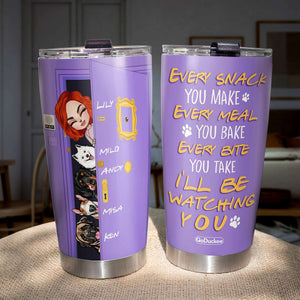 Personalized Dog Mom Tumbler Cup - I'll Be Watching You - Tumbler Cup - GoDuckee