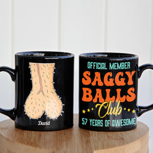 Office Member Saggy Balls Club-Gift For Father-Personalized Coffee Mug-Father's Day Mug - Coffee Mug - GoDuckee