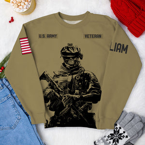 Custom Military Unit - Personalized Veteran All Over Shirts - Didn't Go To Harvard I Went To Fort Hood - AOP Products - GoDuckee