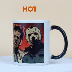 Horror Film Magic Mug, Gift For Horror Film Lovers - Magic Mug - GoDuckee