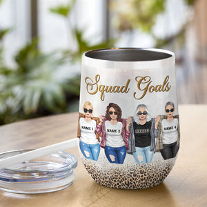 Friends Thank You For Being A Friends Personalized Wine Tumbler - Wine Tumbler - GoDuckee