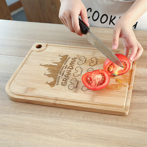 Grandma 01dnqn070323 Personalized Engraved Cutting Board - Home Decor - GoDuckee