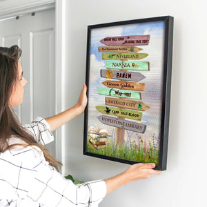 Personalized Book Titles Poster - Where Will Your Reading Take You? - Poster & Canvas - GoDuckee