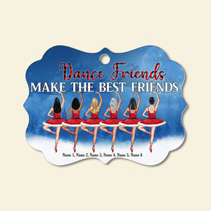 Ballet Friends Make The Best Friends - Personalized Friend Sisters Benelux Ornament - Christmas Gift For Ballet Girls - Ornament - GoDuckee