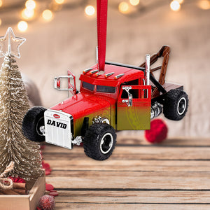 Truck Christmas Ornament, Christmas Gift - Ornament - GoDuckee