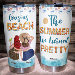 The Summer We Turned Pretty Personalized Friends Beach Tumbler Cup, Gift For Friends - Tumbler Cup - GoDuckee