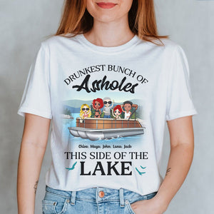 Pontoon This Side Of The Lake - Personalized Shirts - Shirts - GoDuckee