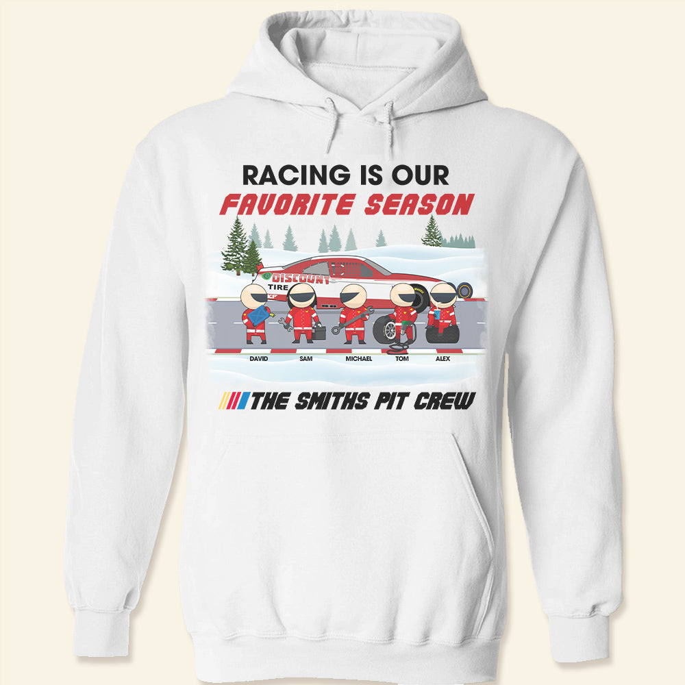 Racing Is Our Favorite Season Personalized Racing Shirt, Christmas Gift - Shirts - GoDuckee