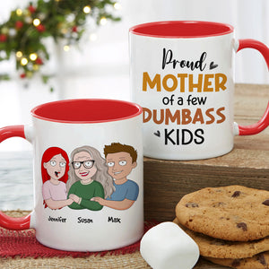 Proud Of Mother 07QHHN220423 Personalized Coffee Mug Accent Mug Wine Tumbler - Coffee Mug - GoDuckee