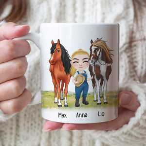 You Are The World's Best Horse Mom, Personalized Mug, Gift For Mom, Gift For Horse Lovers, Mother's Day Gift - Coffee Mug - GoDuckee