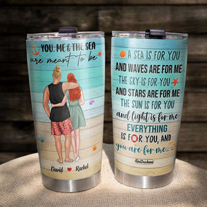 Everything Is For You, And You Are For Me - Personalized Tumbler Cup - Gift For Couple - Tumbler Cup - GoDuckee