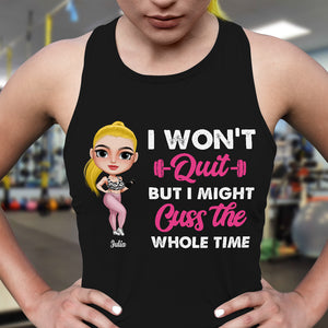 May The Booty Get Fatter And My Stomach Become Flatter, Personalized Shirt, Gift For Fitness Lovers - Shirts - GoDuckee