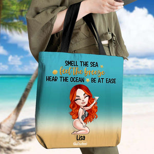 Smell The Sea - Personalized Tote Bag - Gift For Friends/Besties - Cool Summer Girls - Tote Bag - GoDuckee