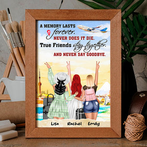 True Friends Stay Together And Never Say Goodbye, Personalized Poster, Gift For Friends - Poster & Canvas - GoDuckee