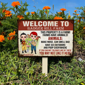 Farm This Property Is A Farm - Personalized Metal Sign - Metal Wall Art - GoDuckee