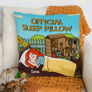 Gardening Official Sleep - Personalized Pillow - Pillow - GoDuckee