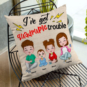 I've Got Trouble, Personalized Pillow, Gift For Kids - Pillow - GoDuckee