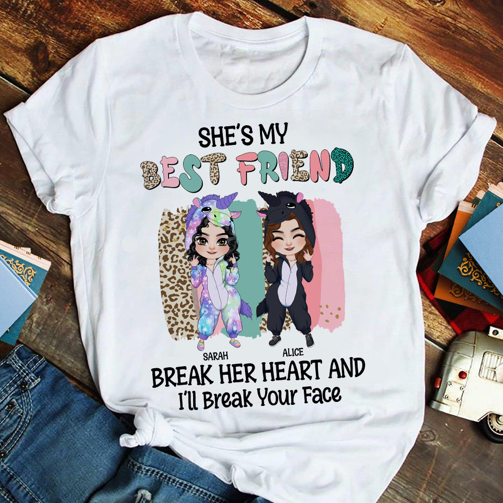 She's My Best Friend, Personalized Shirt, Gift For Bestie - Shirts - GoDuckee