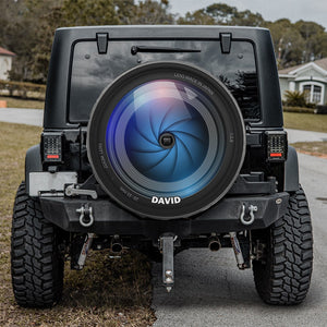 Custom Photographer Tire Cover, Gift For Photography Lovers - Tire Cover - GoDuckee