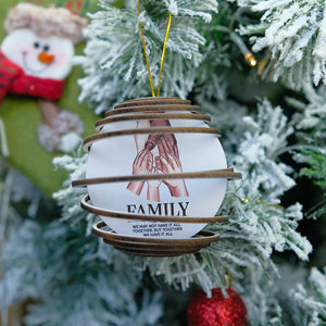 Together We Have It All, Personalized Family 3D Dual Spiral Ornament, Christmas Tree Decor FML0511 - Ornament - GoDuckee