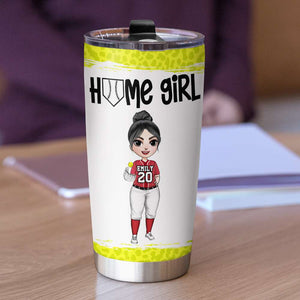 Personalized Softball Tumbler - We Play Softball - Tumbler Cup - GoDuckee