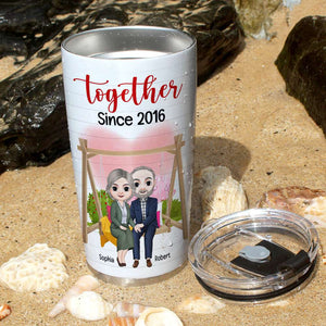 We'll Be Spouses, Couple Wedding Personalized Tumbler - Tumbler Cup - GoDuckee