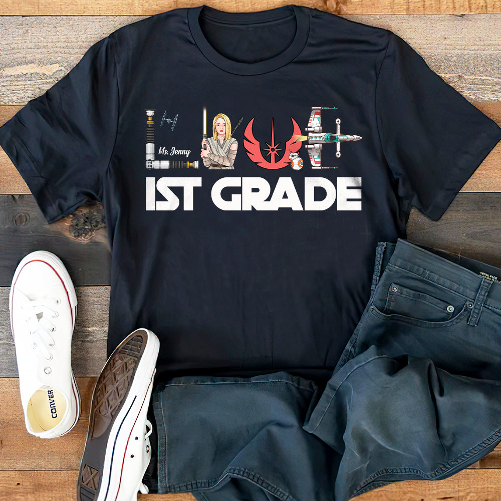 Love Symbol with Custom Grade, Personalized Shirt for Back-to-school Season - Shirts - GoDuckee