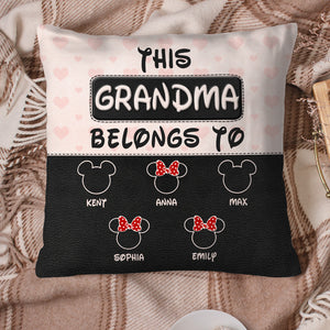 Grandma 012qhqn290323 Personalized Square Pillow - Pillow - GoDuckee