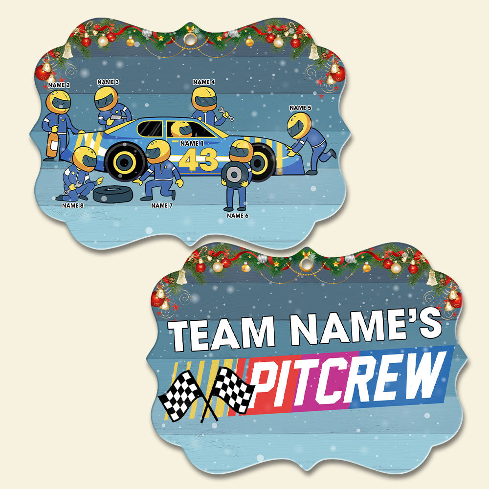 Team Club - Personalized Christmas Ornament - Racing Car Gift for - Ornament - GoDuckee
