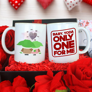 Baby Only One For Me, Naughty Couple White Mug - Coffee Mug - GoDuckee