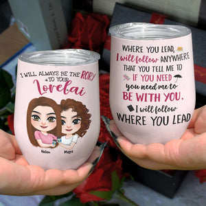 Gift For Mom Personalized Wine Tumbler 03NAHN280323HH - Wine Tumbler - GoDuckee