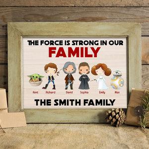 Family It Is Strong In This Family, Personalized Canvas Print - Poster & Canvas - GoDuckee