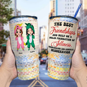 The Best Friendships, Unicorn Besties Tumbler Cup - Drinkware - GoDuckee