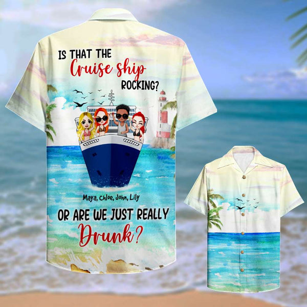 Friends We were on a break Custom Hawaiian Shirt, Aloha Shirt - GoDuckee