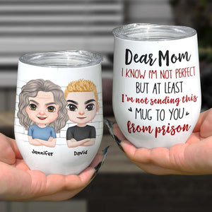 Dear Mom, Gift For Mom, Personalized Mug, Mom And Kid Mug, Mother's Day Gift - Coffee Mug - GoDuckee